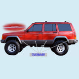 Kit de décalcomanies et de bandes, Jeep Cherokee XJ Country Truck 1993-96 - Expédition directe dans environ 1 à 2 semaines