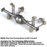 Rear 4-Link Coil Over Suspension System, 1979-83 AMC Spirit - FREE lower 48 ground shipping in approx. 2-3 weeks