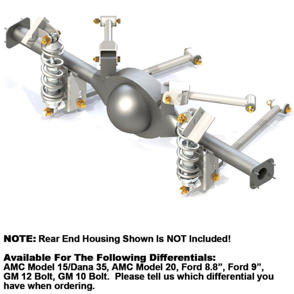 Système de suspension arrière à ressorts hélicoïdaux à 4 bras, AMC Ambassador 1967-69 - Expédition directe dans environ 2 à 3 semaines